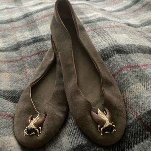 Anthropologie Pilcro Beetle ballet flats